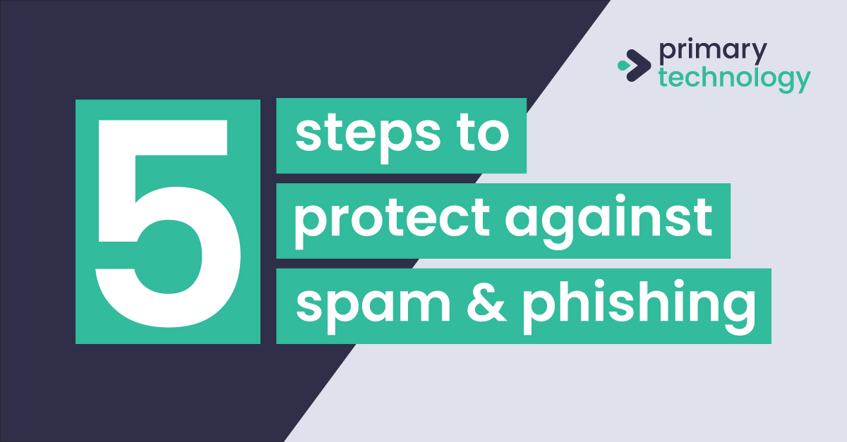5 steps to protect against spam and phishing [2023 Blog Post]